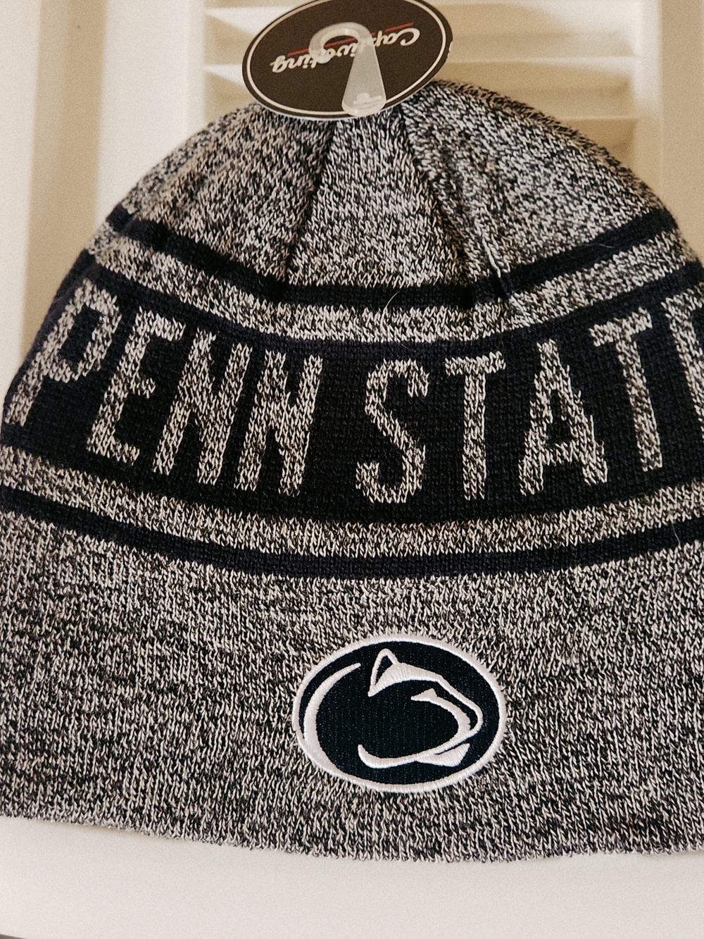 Penn State Gray Knit Skull Cap